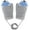 Gray, variant on Baby Toddler Cute Fox Hanging Neck Gloves Winter Warm Mittens Thicken Knitted Gloves, Thermal Plush Lining Full Finger Gloves for Baby 1-3 Years