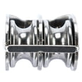 thumbnail image 4 of 2 Pack Double Pulley Block in 304 Stainless Steel Crane Swivel Hook Double Pulley Roller Loading (M32), 4 of 4