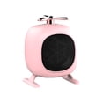 thumbnail image 2 of Desktop Mini Heater, Energy Saving Ceramic Heater, Silent Operation, Modern Design, For Office Home, Portable Warmer, Small Space Heater, Safe Heating, Energy Efficient, For Travel | Plastic, Pink, 2 of 8