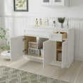 thumbnail image 4 of 42 in. W x 21 in. D x 32.5 in. H Bath Vanity Cabinet without Top in White, 4 of 5