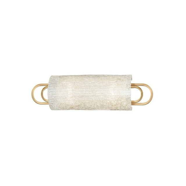 Hudson Valley Lighting Buckley 2 Light Bath Vanity - 18 Inches Wide by 5 Inches High-Aged Brass Finish