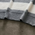 thumbnail image 7 of Knit Blouses Sweater for Men Classic Dress Pullover Striped Sweatshirts Fall Winter Office Work Outdoor Tops (S, Gray), 7 of 7