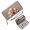 Grey, variant on GEEAD Lightweight Women's Clutch Wallet Fashion Women ID Credit Card Holder Puppies Colorful bouquet Affection Season And Graduation Gifts Zipper Coin Pocket
