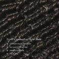 thumbnail image 4 of ASHINE 22 24 26 inch Raw Human Hair Bundles Deep Curly Unprocessed Cambodian Flip Over Quick Weave for Women Natural Black 3 pcs Bundles, 4 of 7