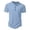 a-170Light Blue39, variant on FINALGANG Mens Solid Color Henley Neck Short Sleeve TShirt With Button Placket For Casual Daily Wear Weekend Gatherings Office Layering Mint Green M