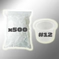 thumbnail image 1 of Standard Tattoo Ink Cups 12mm Diameter x 12mm Height - Pack of 500pcs, 1 of 2