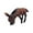 A, variant on HUMJUSE Plastic Small Toy Horses Miniature Horse Figurines Horse Party Decorations Realistic Plastic Horse Model Toy Gift for Girls Boys
