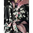 thumbnail image 6 of iB-iP Women's Peacock And Plum Blossom Fashion Japanese Kimono Style Midi Robe, 6 of 6