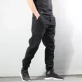 thumbnail image 2 of Pantalones cargo para hombre, pantalones harén ajustados para hombre, pantalones negros de gran tamaño, de algodón a la moda, con estilo vintage Y2k, nuevos y baratos, 2 of 5