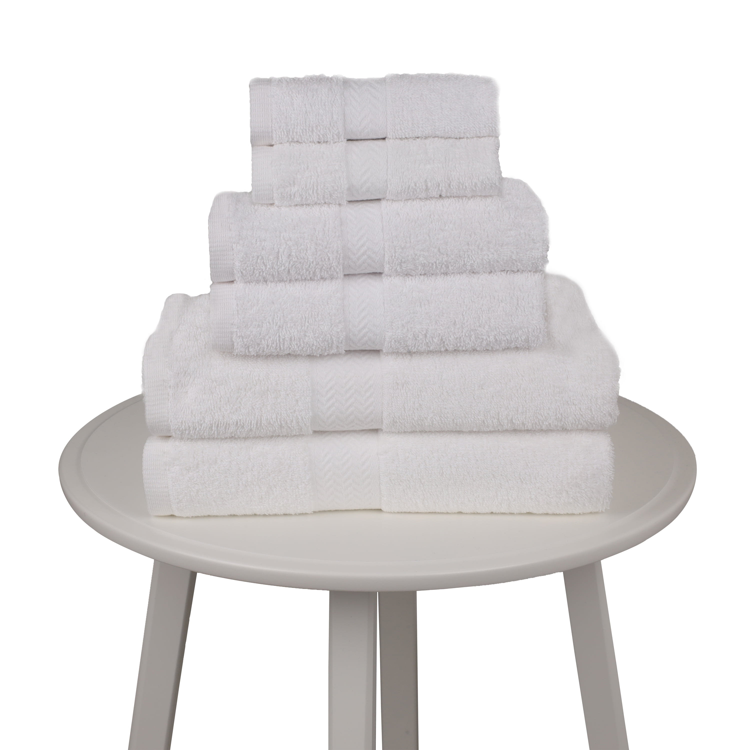 Martex Cam Bath Towel Set (Set of 12) Westpoint Hospitality Color: White