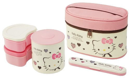 Heat Insulation Lunch Food Container Box Bowl 570ml Dd Hello Kitty 