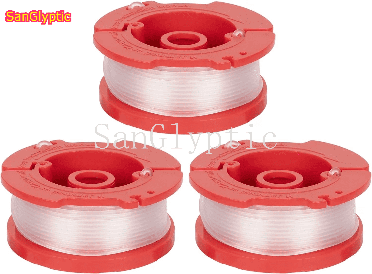 Greenworks, String Trimmer Spool, 0.065 in. Dual Line, 3-Pack
