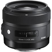 Sigma 30mm f/1.4 DC HSM Lens for Canon Digital SLR Cameras (Black)