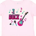 thumbnail image 4 of Inktastic I Rock with Guitar Microphone and Music Notes Boys or Girls Toddler T-Shirt, 4 of 5