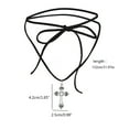 thumbnail image 4 of SIEYIO Cross Tie Choker Cross Strap Necklaces Alloy Material Religious Jewelry Gift, 4 of 9