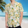 thumbnail image 5 of High Quality Hawaiian Shirts for Men Short Sleeve Aloha Beach Shirt Floral Summer Casual Button Down Shirts Blouses FDTAF5, 5 of 7