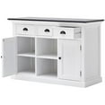 thumbnail image 5 of NovaSolo Halifax Contrast 2 Basket Buffet in Pure White and Black, 5 of 8