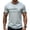 Gray, variant on Luvrsol Mens Shirts Heavyweight Solid Crew Neck Basic Tee Breathable Cotton Blend Work Shirts XS-3XL