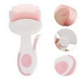 thumbnail image 3 of Durable Cat Shape Pet Grooming Brush for Pet 5.12"x2.36" Pink, 3 of 6