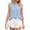 Sky Blue, variant on Stichou Women's Chiffon Tank Top Loose Fit Sleeveless Work Shirts Casual Business Blouse V Neck Spring Summer Shirts Green M
