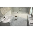 thumbnail image 2 of Malibu Home Laguna Rectangle Soaking Bathtub 60"x 42"x 22" in Biscuit, 2 of 5