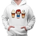 thumbnail image 2 of Horror Doll Coffee Hoodie Sweatshirt Unisex Large White, 2 of 5