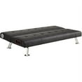 Rockstar Bluetooth Futon with Speakers, Black