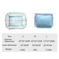 thumbnail image 3 of Cooling Dog Bed Summer Ice Feeling Cat Pet Pad Multi Use for Travel Automotive Seat Breathable Mat Washable Lightweight Convenient Versatile Blue S, 3 of 10