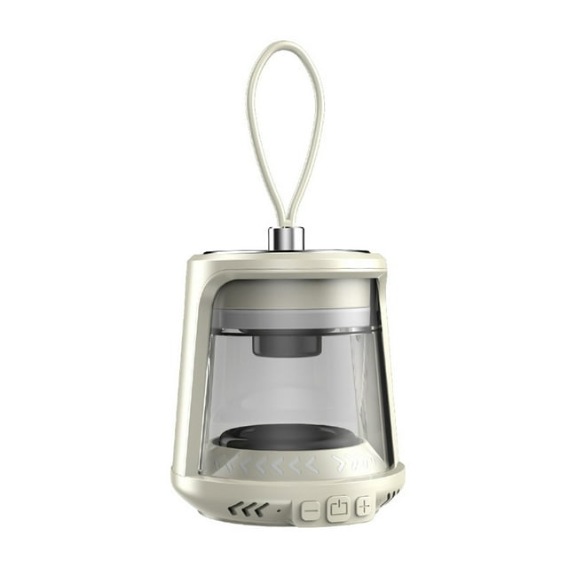 Graflsoa Lanterne de Camping Portable Multifonction Bluetooth avec Base Magnétique, Haut-Parleur et Modes d'Éclairage Réglables en Blanc Ou Noir