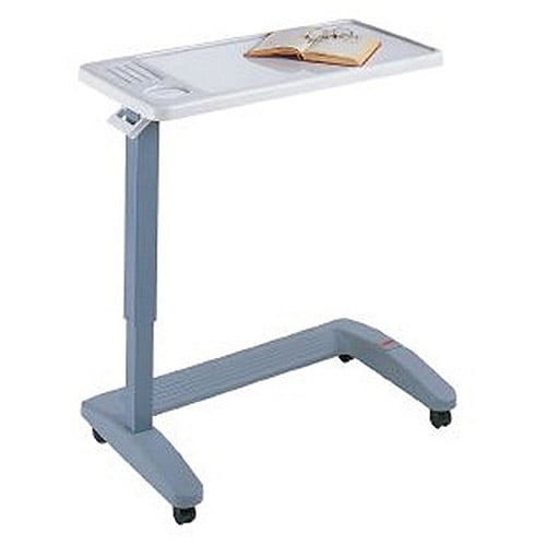 Overbed Table Medical Adjustable Bedside Hospital Rolling Tables With