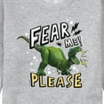 thumbnail image 3 of Toy Story - Rex Fear Me Please - Men's Crew Neck Fleece Pullover, 3 of 5