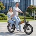 thumbnail image 6 of ASKGO 20 Inch Fat Tire Folding Electric Bike for Adults, 750W Peak Motor, 960WH Removable Battery, 7-Speed, Full Suspension, Dual Disc Brake, UL2849 Certified for Commute & All-Terrain Riding, Black, 6 of 13