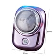 thumbnail image 4 of Portable Beard Clipper Pocket Size for Men Travel Business Office (Silver), 4 of 9