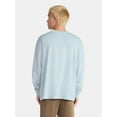 thumbnail image 3 of No Boundaries Cotton Oversized Tee with Long Sleeves, Men's & Big Men's, 3 of 5