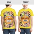 thumbnail image 3 of Bob'S Burgers Garçons Filles T-Shirt à Imprimé Graphique 3d Col Rond Manches Courtes, 3 of 8