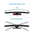 thumbnail image 2 of Espejo De Punto Ciego Espejo Gran Angular Espejo Retrovisor Convexo Ajustable Espejo De Coche Para Todos Los Vehículos Universales 1 Pieza Yuarrent VI008734-02, 2 of 5