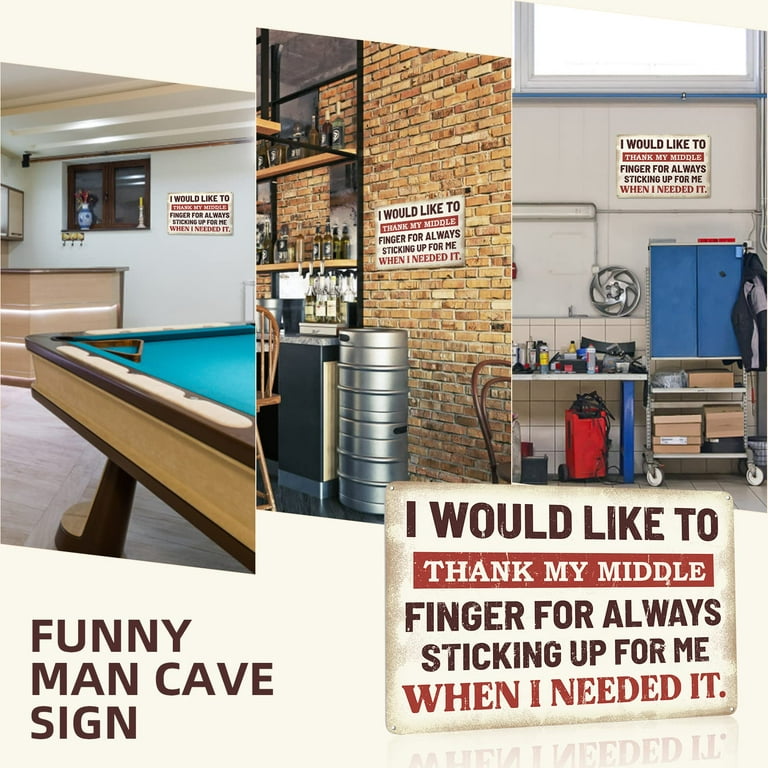 Funny Bar Metal Sign Vintage Decor Man Cave Decor For Home Bar Garage  Accessories For Men