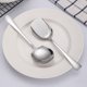 thumbnail image 1 of Cucharas para servir la cena, juego de cuchara grande para postre, acero inoxidable dorado, comida sanitaria, arroz, mango largo, cubiertos, utensilios de cocina, Gadgets, 1 of 2
