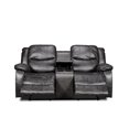 thumbnail image 4 of Topline Home Furnishings Grey Motion 3pc Sofa Set, 4 of 6