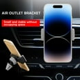 thumbnail image 7 of Sturdy Anti-Slip Air Vent Phone Mount Car Holder for iPhone 14 Pro Max, 13 Pro, 12, Xs Max, Galaxy S23 Ultra, S22+, Pixel 7 Pro, OnePlus, 7 of 7