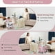 thumbnail image 3 of Trona convertible Babyliebe 15 en 1 con centro de actividades, color rosa, 3 of 9