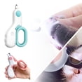 thumbnail image 3 of Cortauñas para perros con luz LED: cuchilla de precisión, afilador integrado y protector de seguridad. Herramienta de aseo para mascotas, para perros pequeños y gatos, 3 of 7