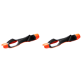 thumbnail image 1 of Empuñaduras de goma para palos de golf, duraderas, para columpio de golf, accesorios para exteriores (naranja), 1 of 4