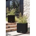 thumbnail image 4 of Veradek Block Series Cube Medium Plastic Planter - Black, 4 of 13