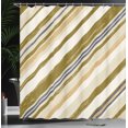 thumbnail image 3 of Ambesonne Vintage Shower Curtain, Grungy Background Abstract, 69"Wx84"L, Fawn Champagne, 3 of 4