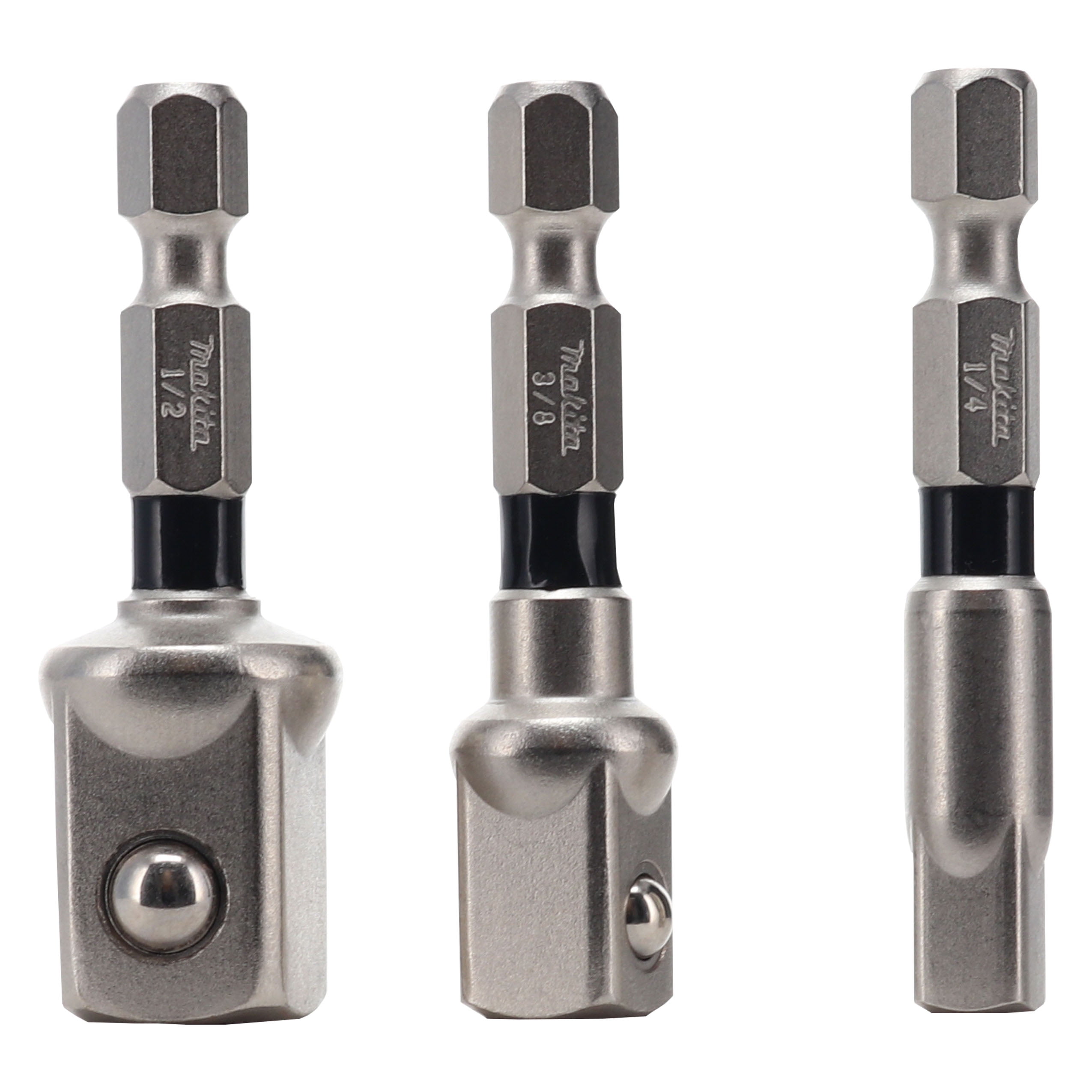 Makita E-01600 XPS 3-Piece Square 2in Impact Socket Adapter Set (2-Pack)