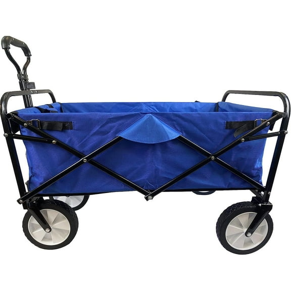 Bilot | Collapsible Folding Outdoor Utility Wagon Cart (Blue)