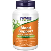 NOW Supplements, Mood Support with St. John's Wort, Nutrient and Herbal Extracts, 90 Veg Capsules