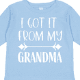 thumbnail image 4 of Inktastic I Got It From My Grandma Boys or Girls Long Sleeve Toddler T-Shirt, 4 of 5