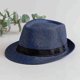 thumbnail image 1 of Sombrero para el sol de verano para mujer de paja sólida.yt, 1 of 5